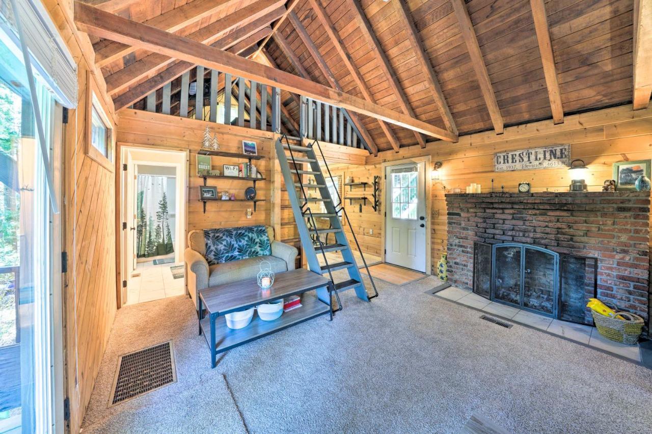 הוילה Crestline Cabin About 1 Mi To Lake, Town, Trails! מראה חיצוני תמונה